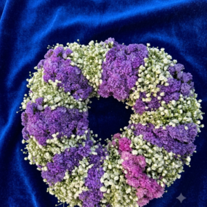 Lavender & Gypsophila Meadow Bridal Gajra