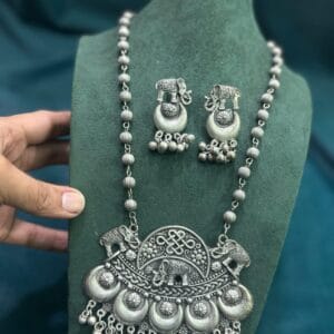 OXIDIZED JEWELLERY SET