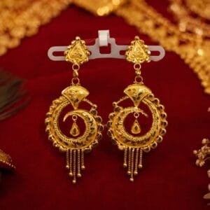 Ornavi World 24krt gold dust earring